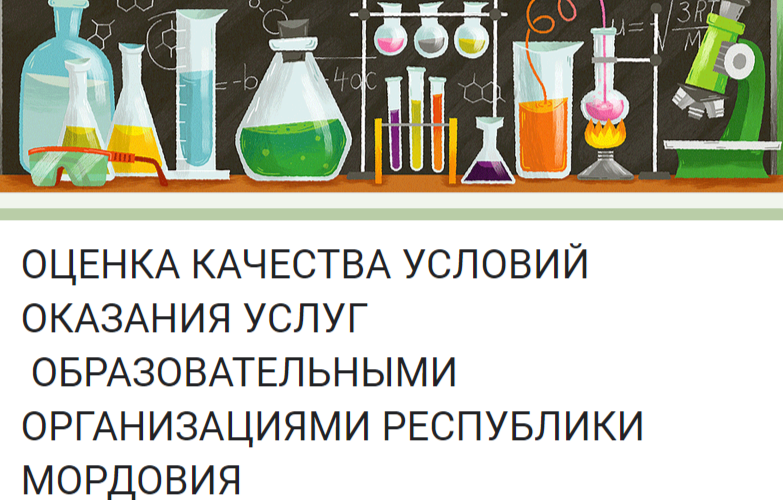 ОЦЕНКА КАЧЕСТВА УСЛОВИЙ ОКАЗАНИЯ УСЛУГ  ОБРАЗОВАТЕЛЬНЫМИ ОРГАНИЗАЦИЯМИ РЕСПУБЛИКИ МОРДОВИЯ.